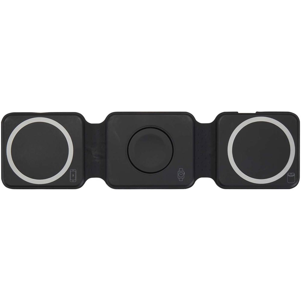 Armus 3-in-1 15W gerecycleerde plastic opvouwbare draadloze oplader