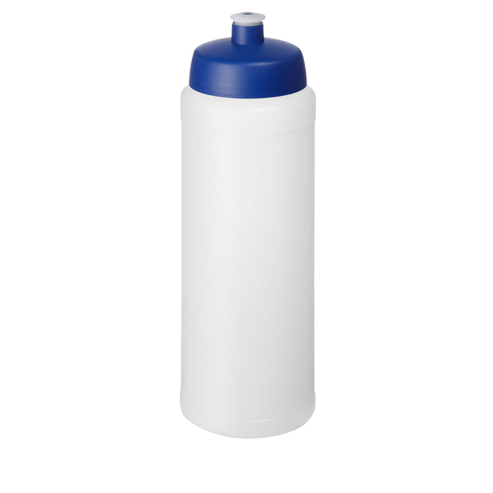 Baseline® Plus 750 ml drinkfles met sportdeksel - Transparent, Blauw