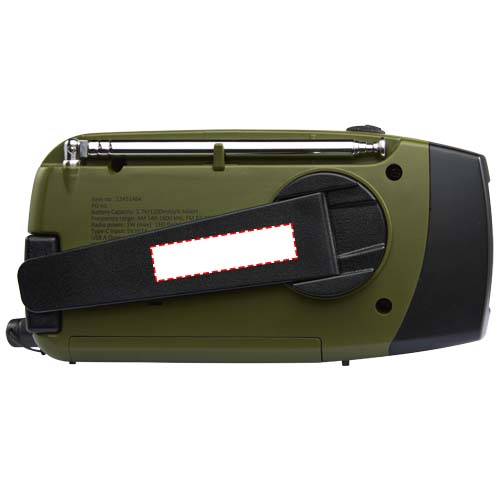 Avior noodradio van RCS gerecycled plastic