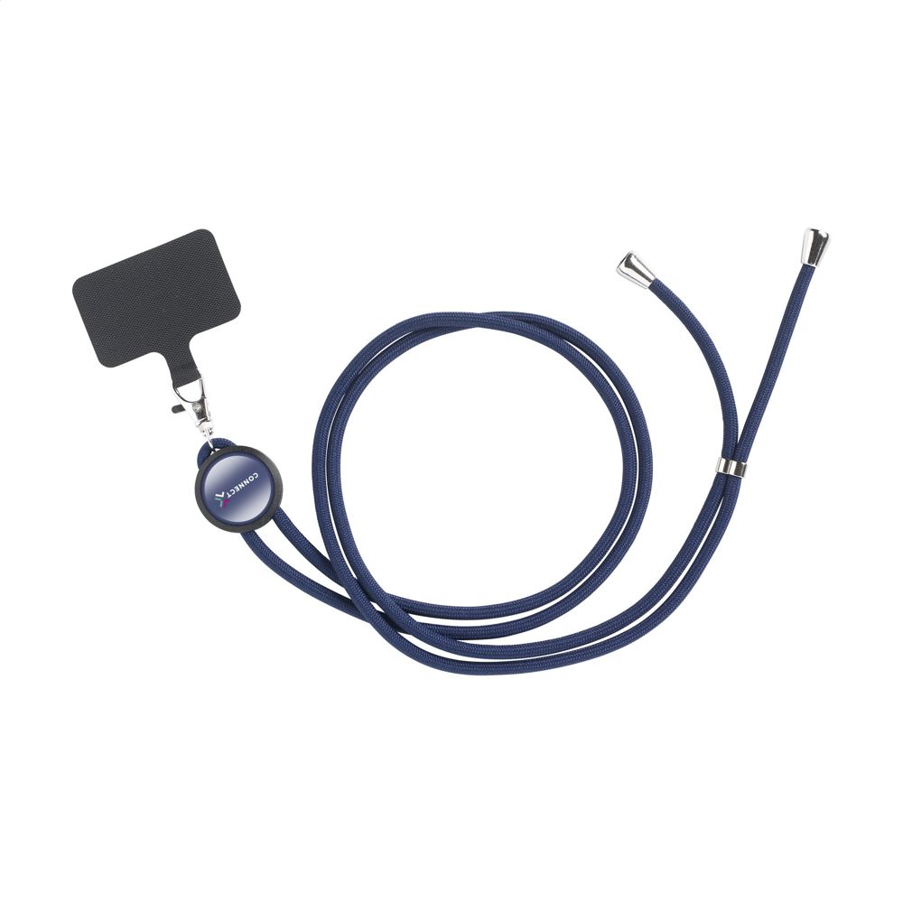 Lace Lanyard GRS RPET 0,5 cm telefoonkeycord