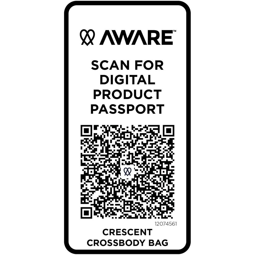 Crescent 500 g/m² Aware™ gerecyclede crossbodytas