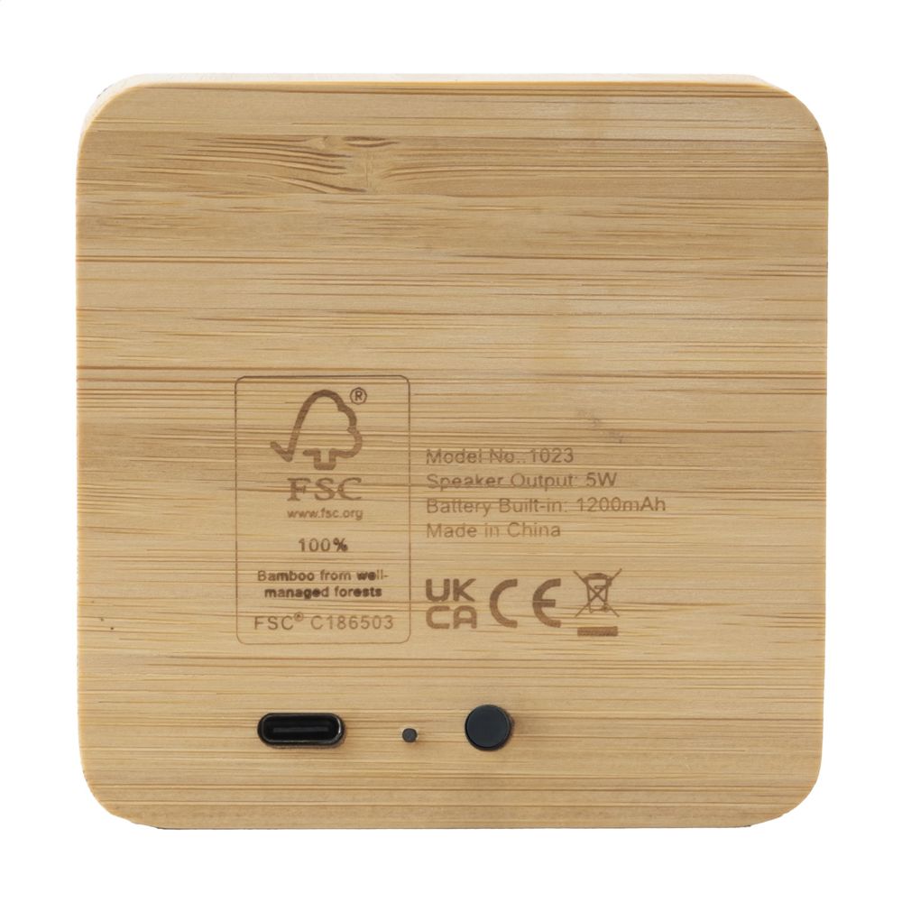Sonido 5W Bamboo Wireless Speaker draadloze speaker