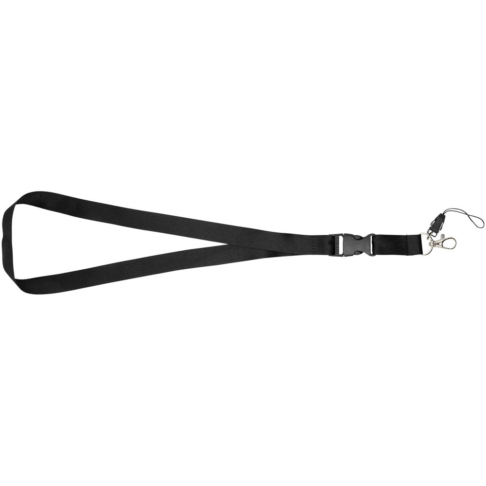 Sagan lanyard met afneembare gesp en telefoonhouder