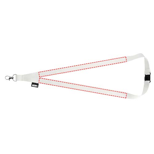 Tom gerecyclede PET lanyard met veiligheidssluiting