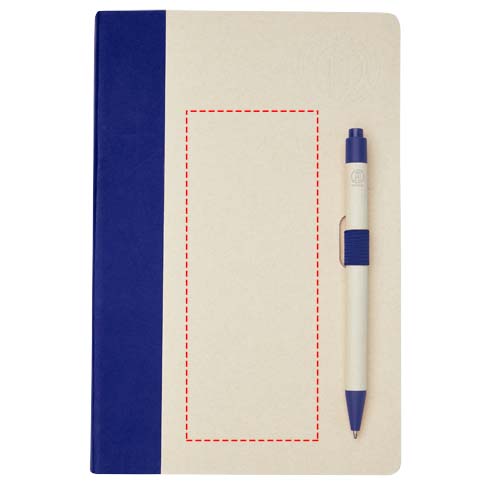 Dairy Dream set van referentie A5 notitieboek en balpen gemaakt van gerecyclede melkpakken