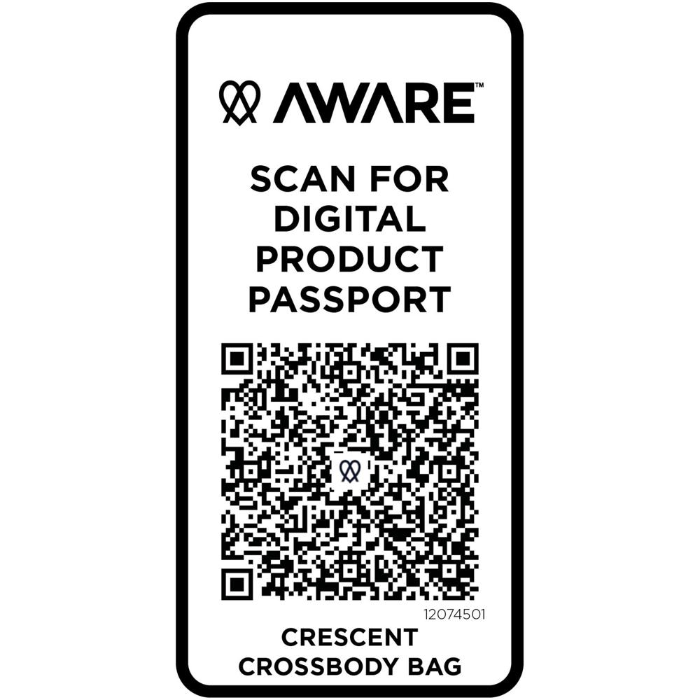 Crescent 500 g/m² Aware™ gerecyclede crossbodytas