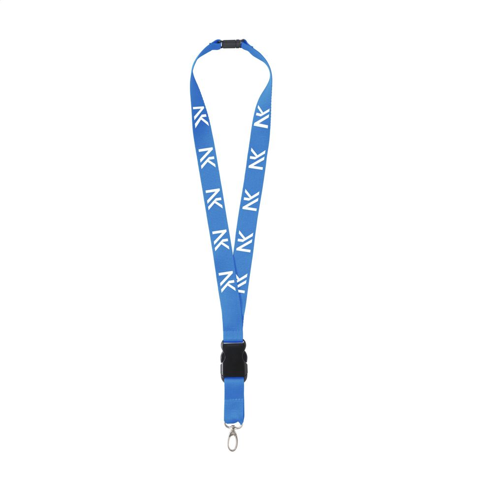 KeyCordSafety 2,4 cm lanyard - Lichtblauw