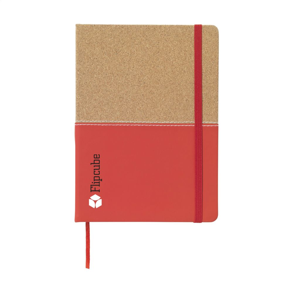 Journal Cork Notebook notitieboek - Rood