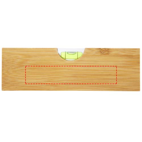 Flush waterpas van bamboe met flesopener