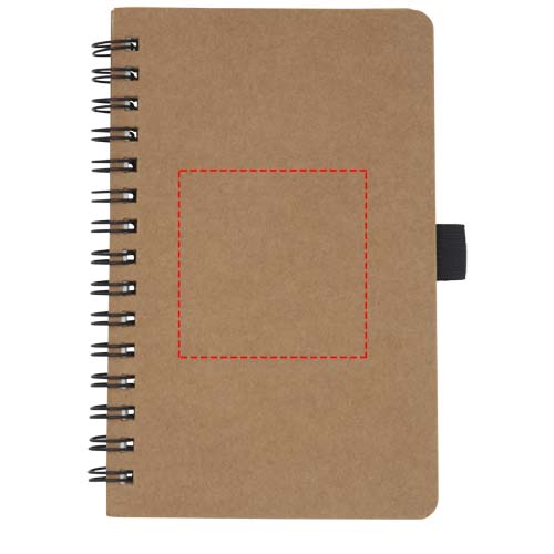 Cobble A6 wire-o gerecycled kartonnen notitieboek met steenpapier