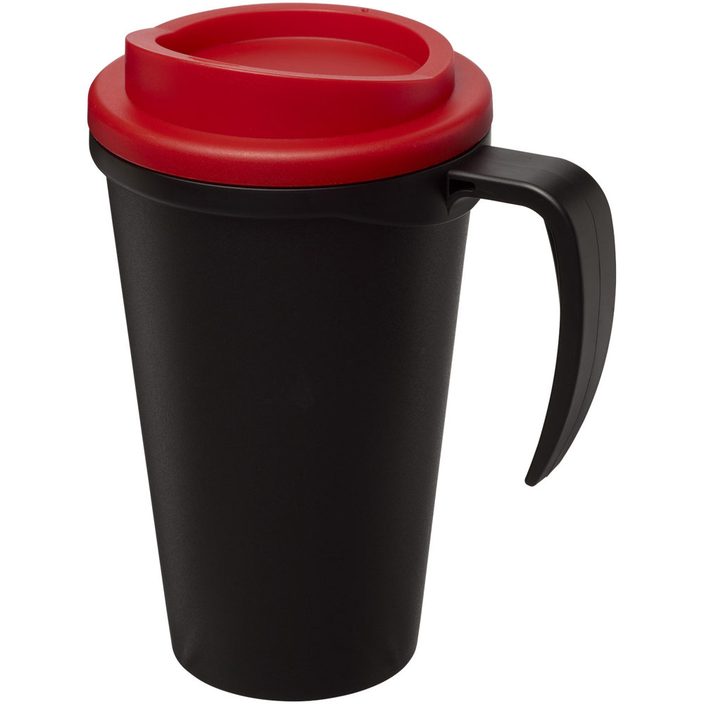 Americano® grande 350 ml geïsoleerde beker - Zwart, Rood