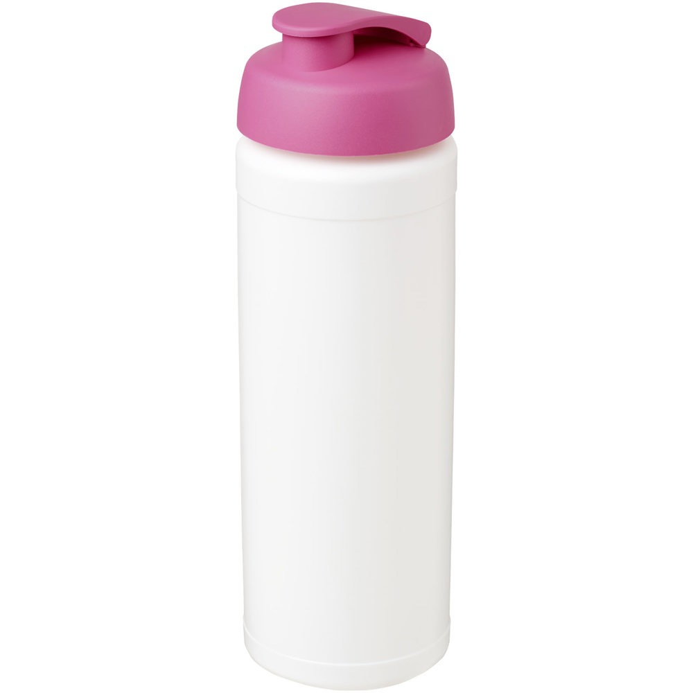 Baseline® Plus grip 750 ml sportfles met flipcapdeksel - Wit, Roze