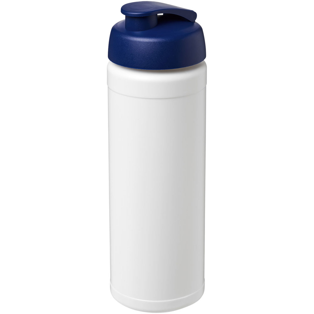 Baseline® Plus 750 ml sportfles met flipcapdeksel - Wit, Blauw