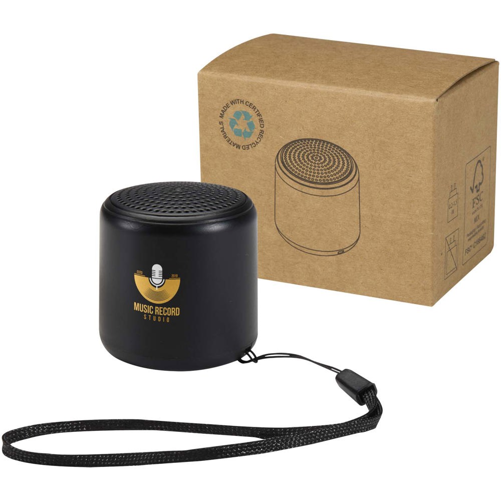 Velkis 3W gerecycleerde plastic draadloze Bluetooth®-speaker