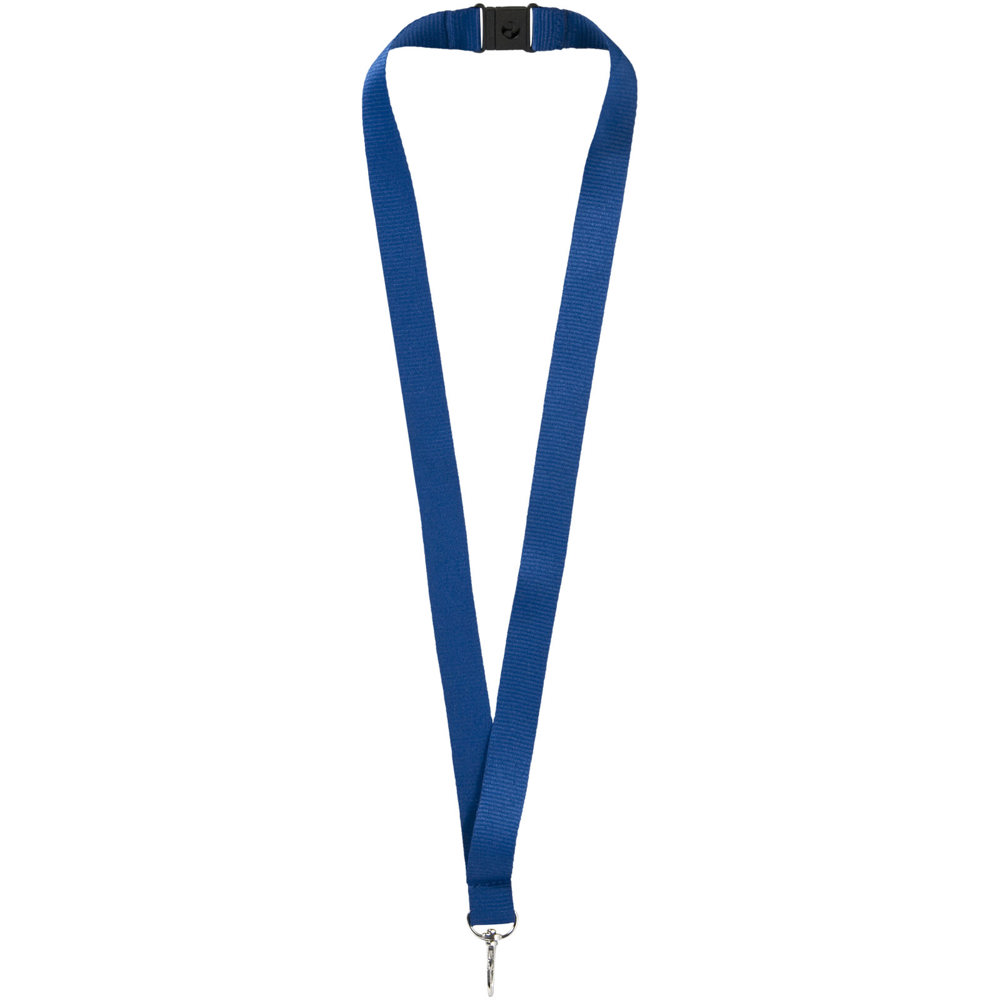 Lago lanyard met veiligheidssluiting - Marineblauw