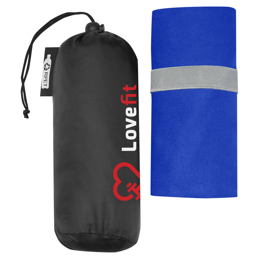 Pieter ultra lichtgewicht en sneldrogende handdoek van gerecycled PET 130 x 80 cm