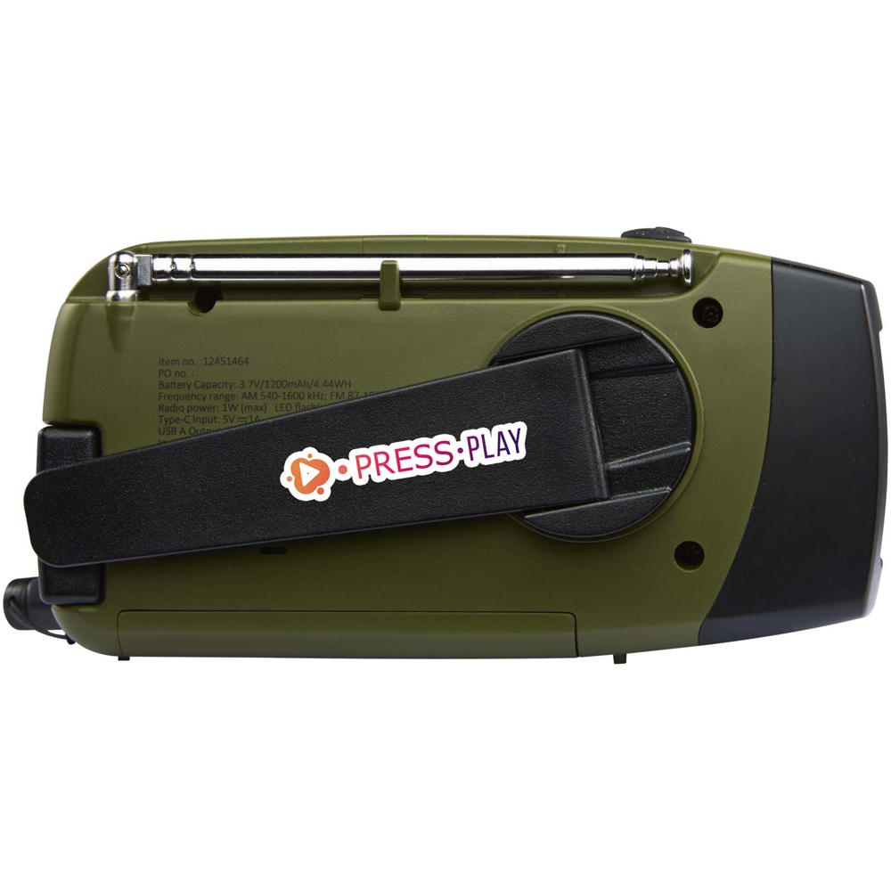 Avior noodradio van RCS gerecycled plastic