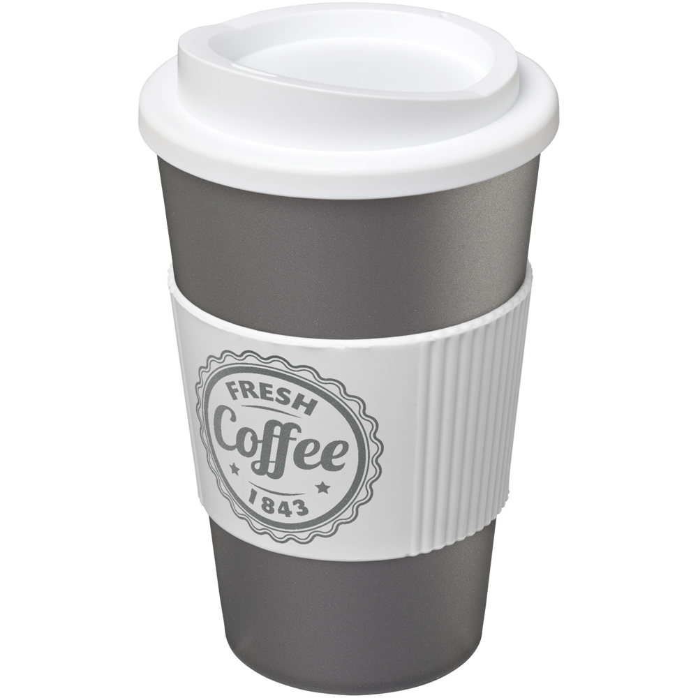 Americano® 350 ml geïsoleerde beker met grip