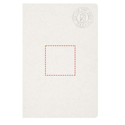 Dairy Dream referentie A5 notitieboek zonder harde achterkant gemaakt van gerecyclede melkpakken