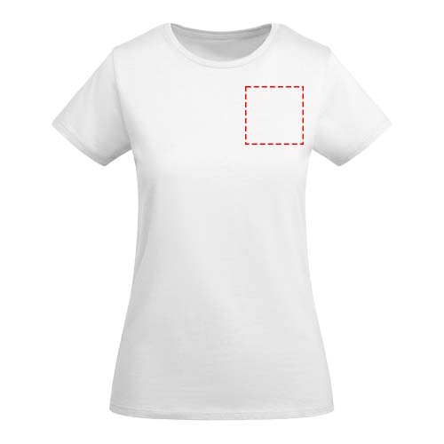 Breda biologisch katoenen dames T-shirt met korte mouwen