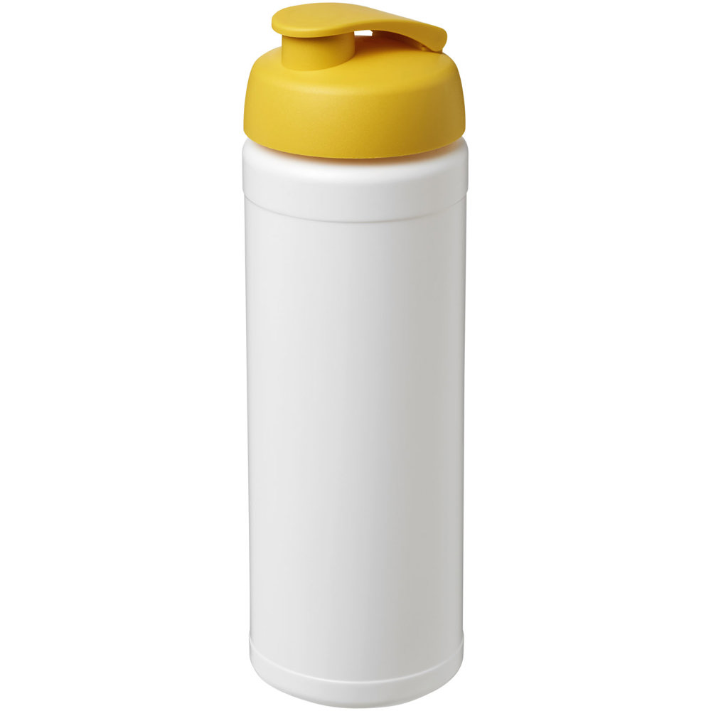 Baseline® Plus 750 ml sportfles met flipcapdeksel - Wit, Geel