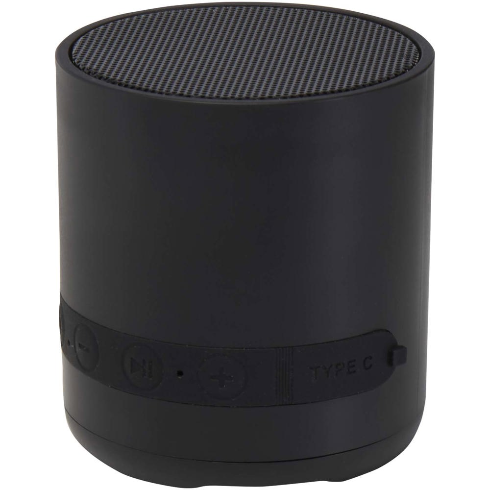 Hunor draadloze speaker van 3 W van gerecycled plastic