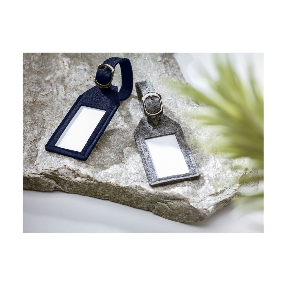RPET Felt GRS Luggage Tag bagagelabel