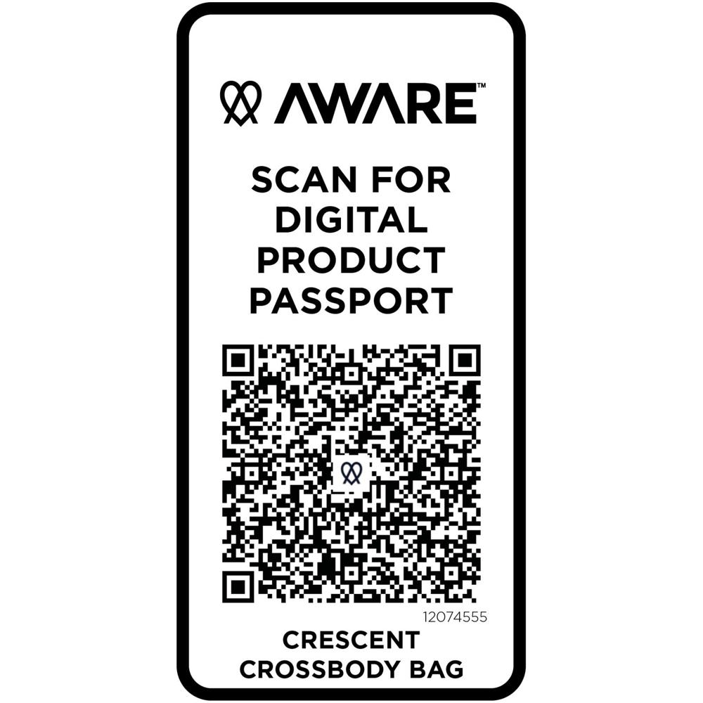 Crescent 500 g/m² Aware™ gerecyclede crossbodytas