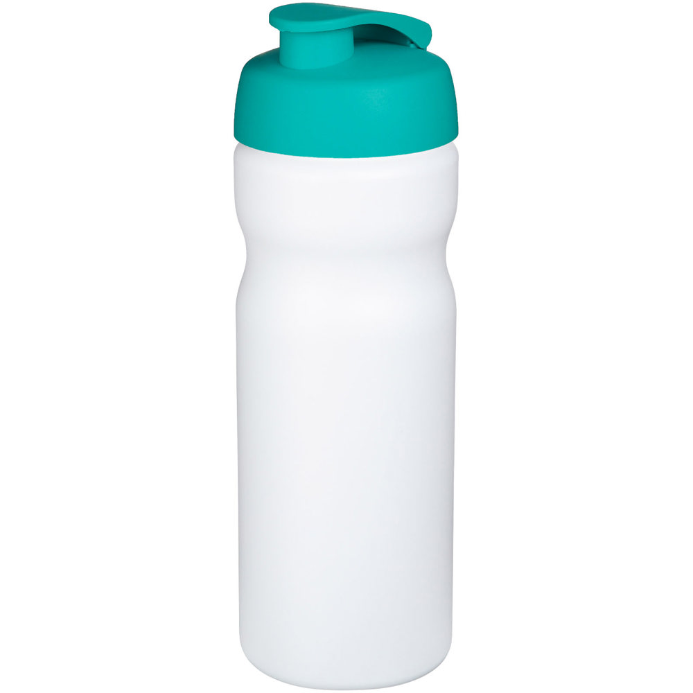 Baseline® Plus 650 ml sportfles met kanteldeksel - Wit, Aqua