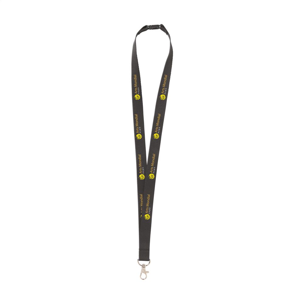 KeyCord Budget Safety 2 cm lanyard - Zwart